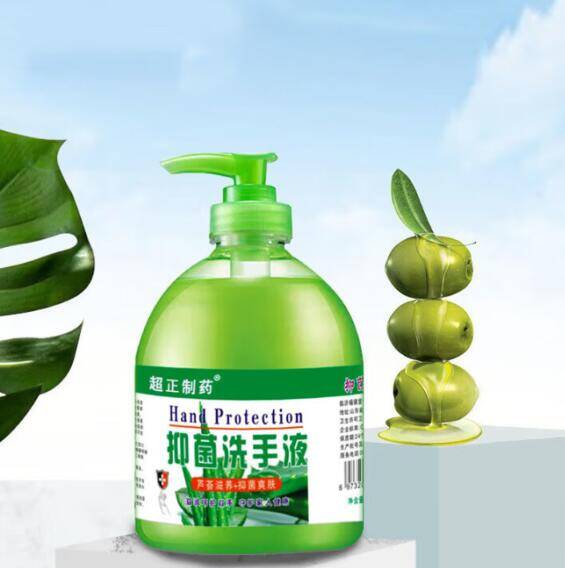 御佰草清香型抑菌洗手液500ml 到手1.9元