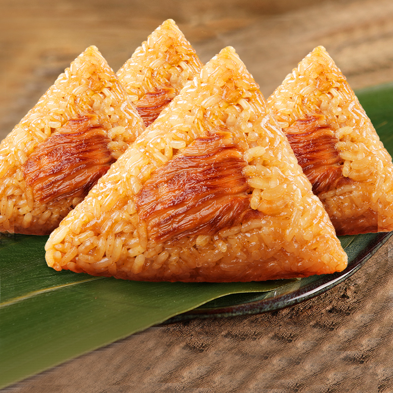 【华美食品旗舰店】4只鲜肉粽子