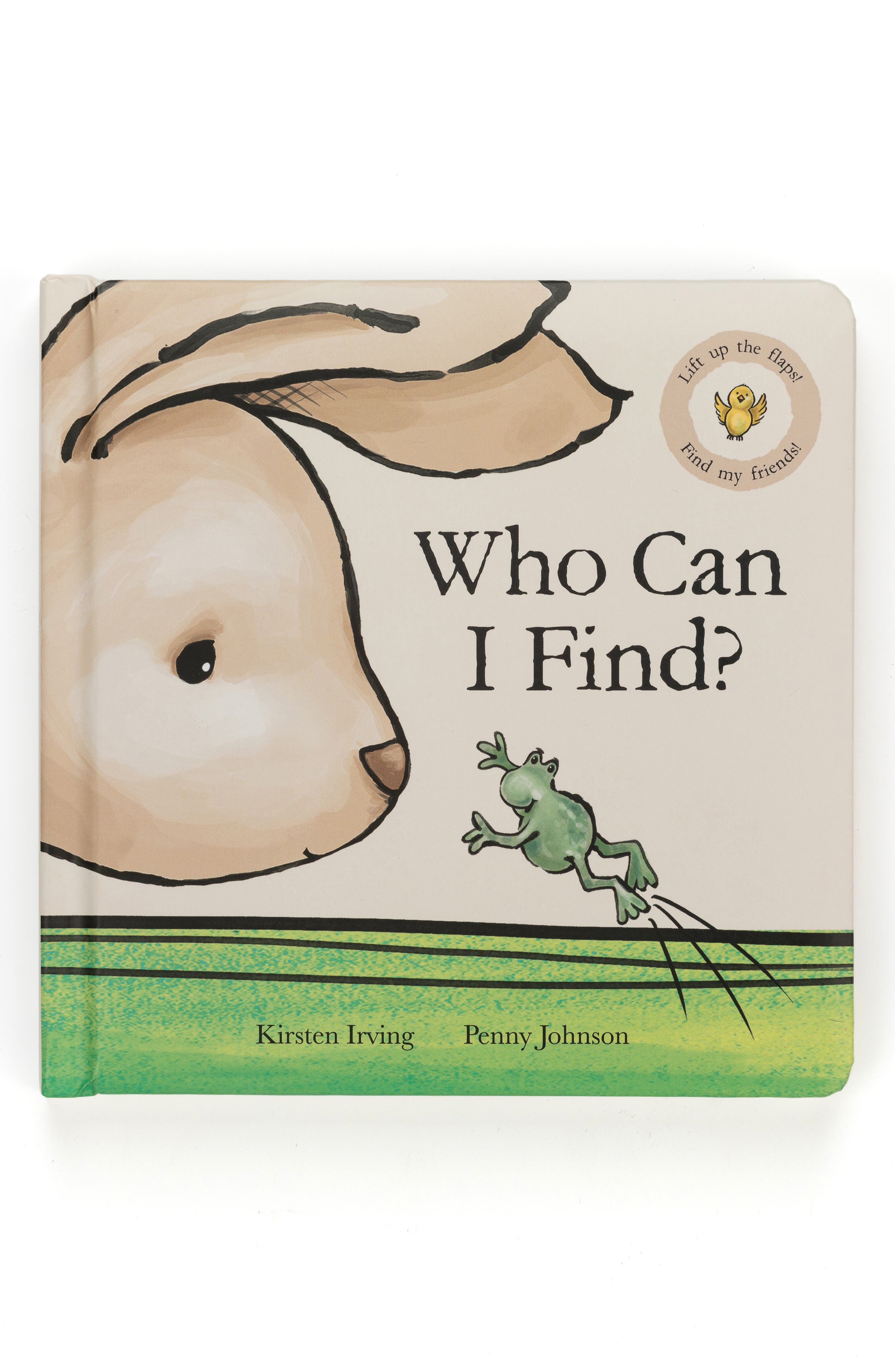 Jellycat 'Who Can I Find' Board Book