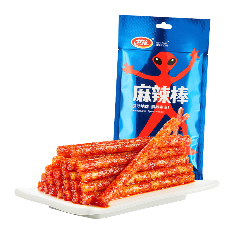 【卫龙品牌】儿时怀旧麻辣棒234gx3袋