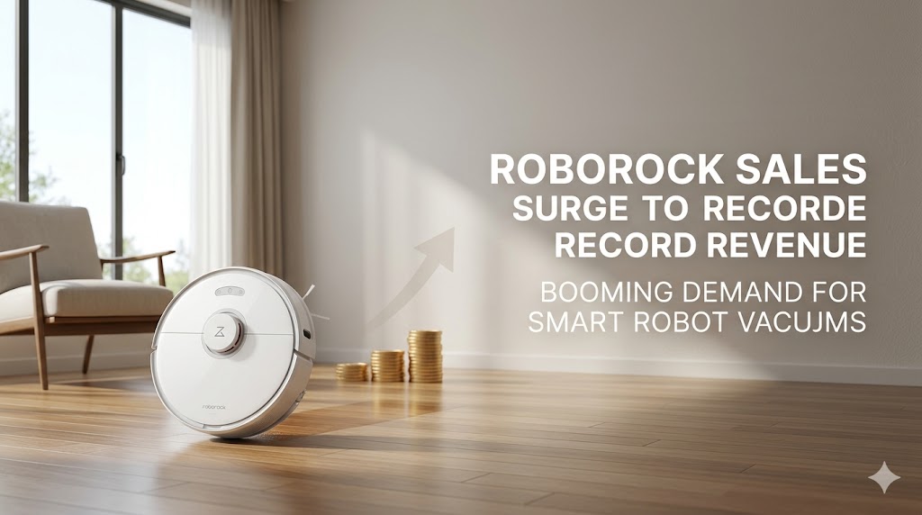 Roborock smart robot vacuum cleaner leading the smart home tech market