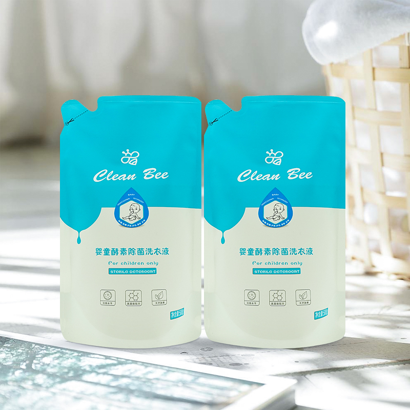 洁净蜂婴儿宝宝专用洗衣液500ml/袋