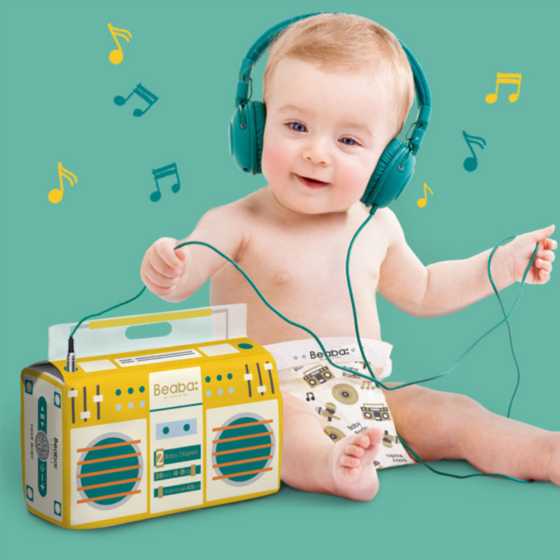 【拍四件】碧芭Radio尿裤