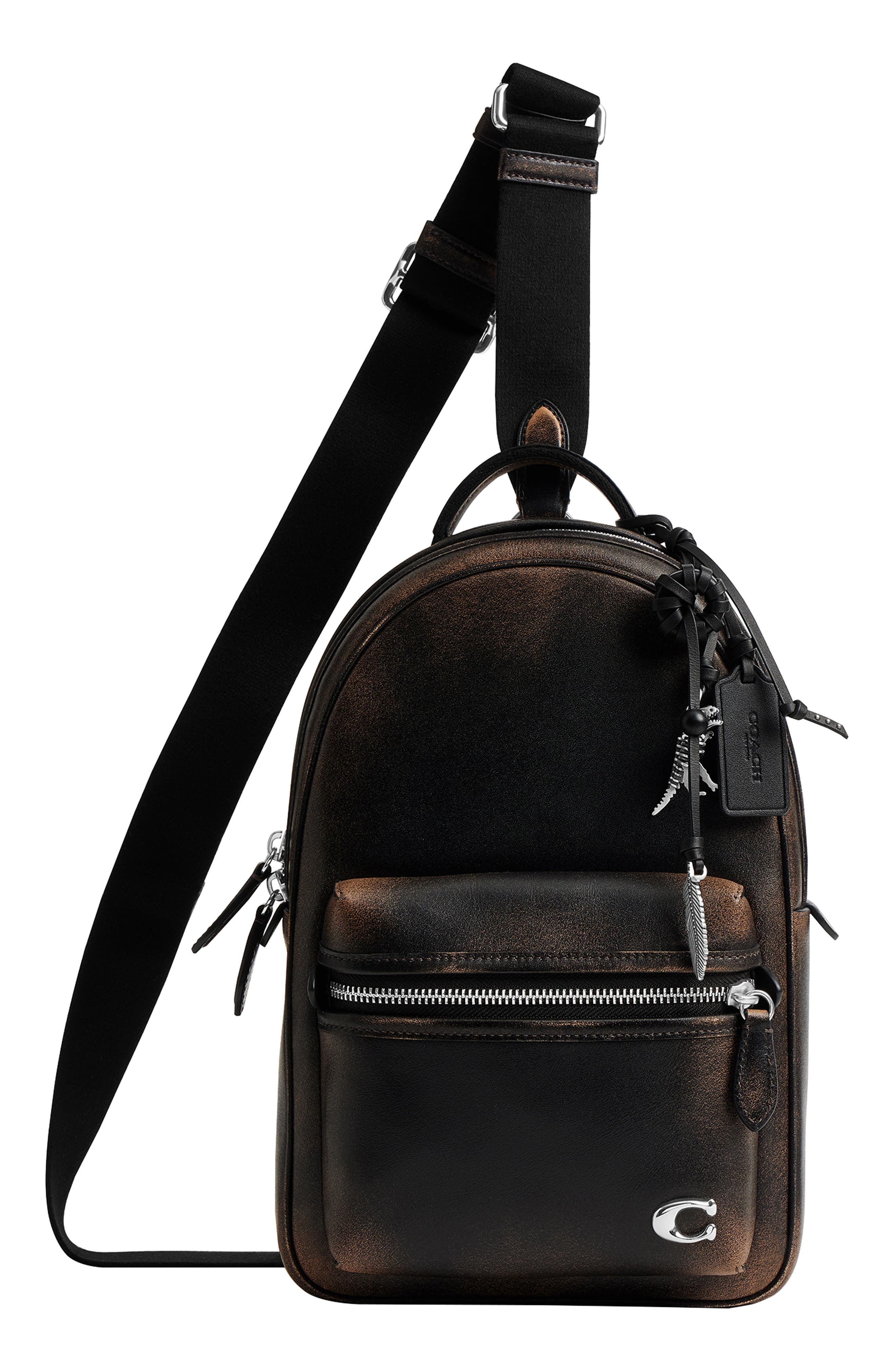 COACH Charter Loved Leather Sling Pack