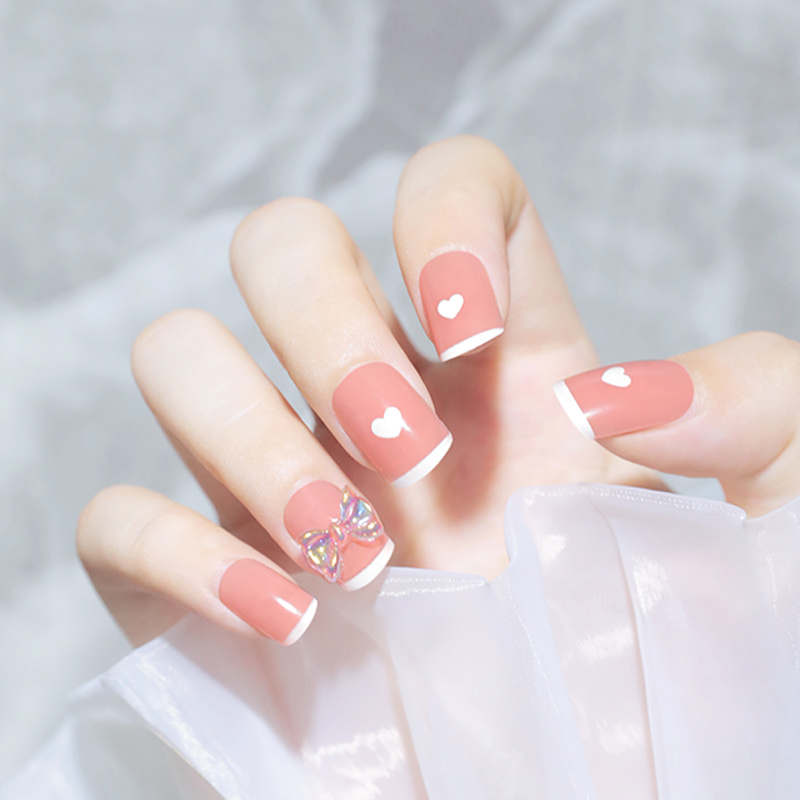 只要5元！穿戴甲美甲贴片24片