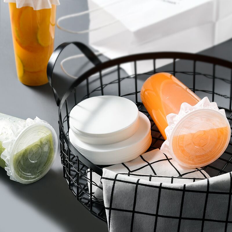 奶茶外卖防漏纸可蒸包子11cm*50张