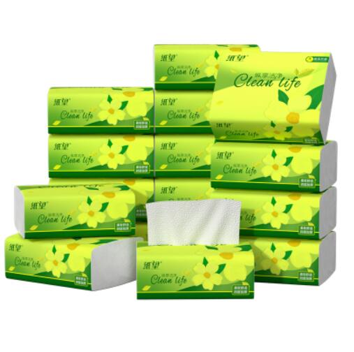 7.9元包邮！漫花4层加厚抽纸8大包