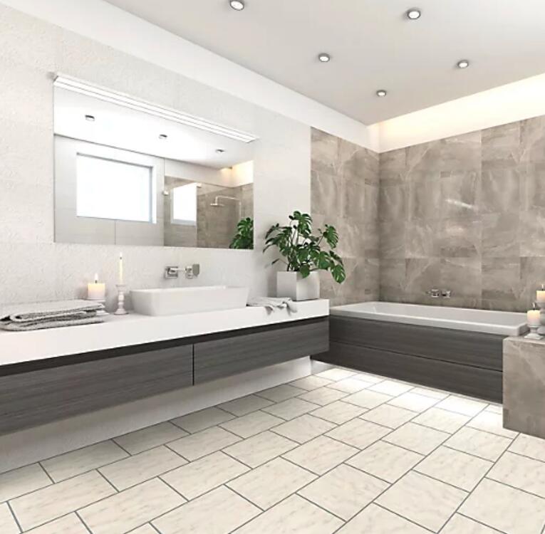 Luvanto Design White Porcelain LVT Luxury 瓷砖