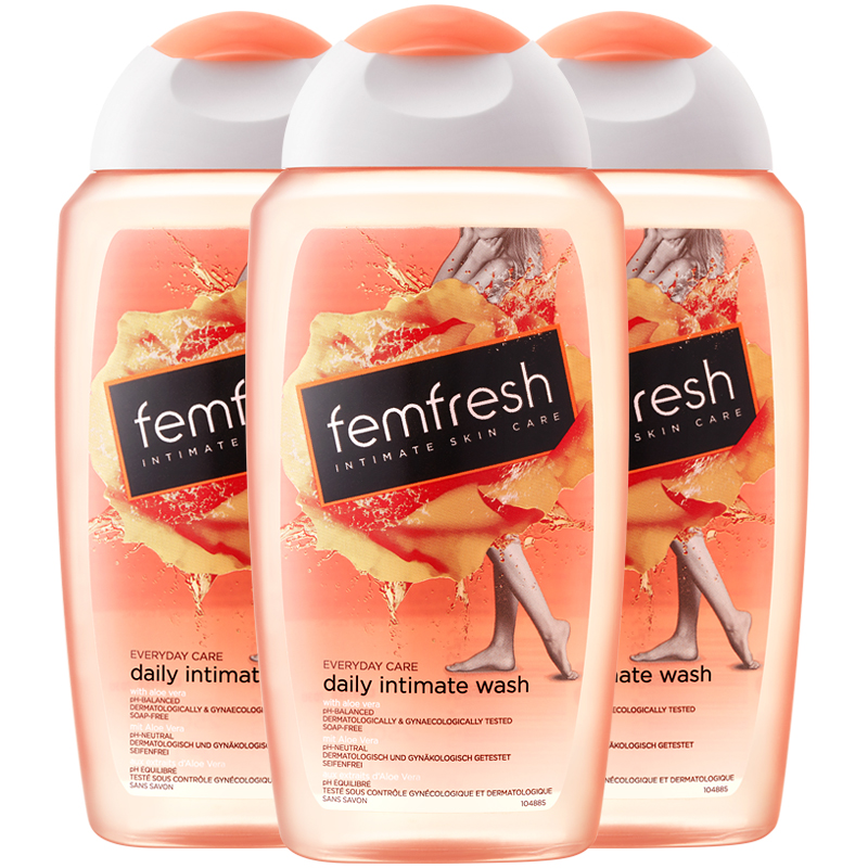 英国芳芯洋甘菊私处护理液250ml*3瓶