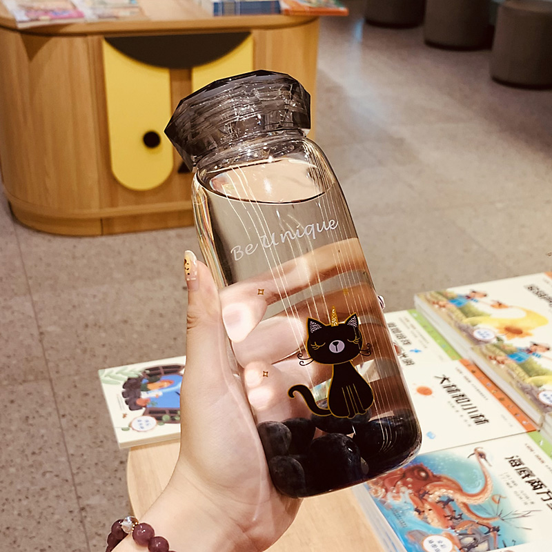 【可签到】宝俪诗ins风玻璃水杯370ml