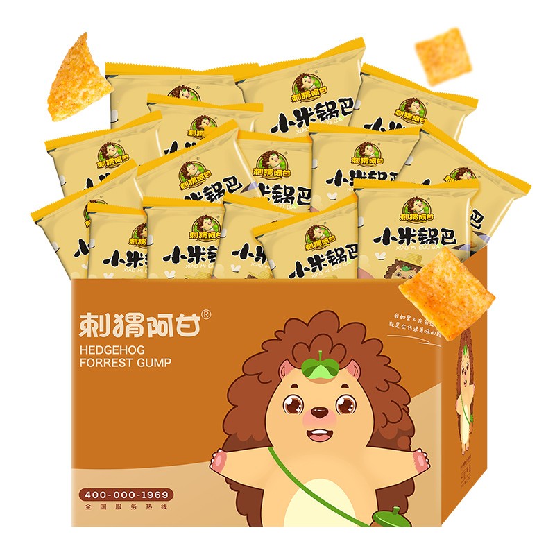 刺猬阿甘 花椒锅巴小米锅巴30包
