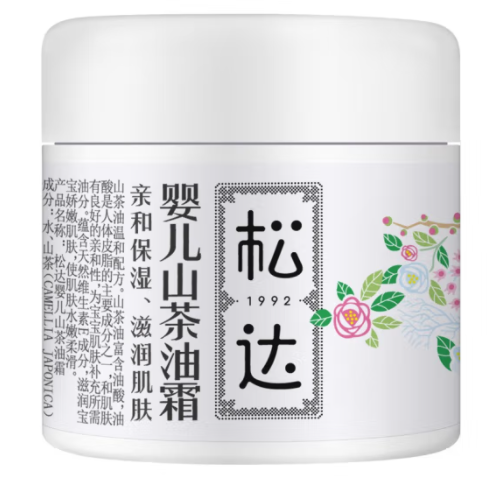折62.47/件！松达 山茶油系列 滋润保湿婴儿面霜 68g（需拍3件包邮）