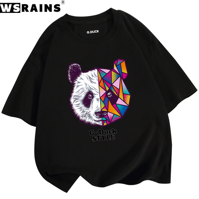 2022新款双面熊男士纯棉短袖