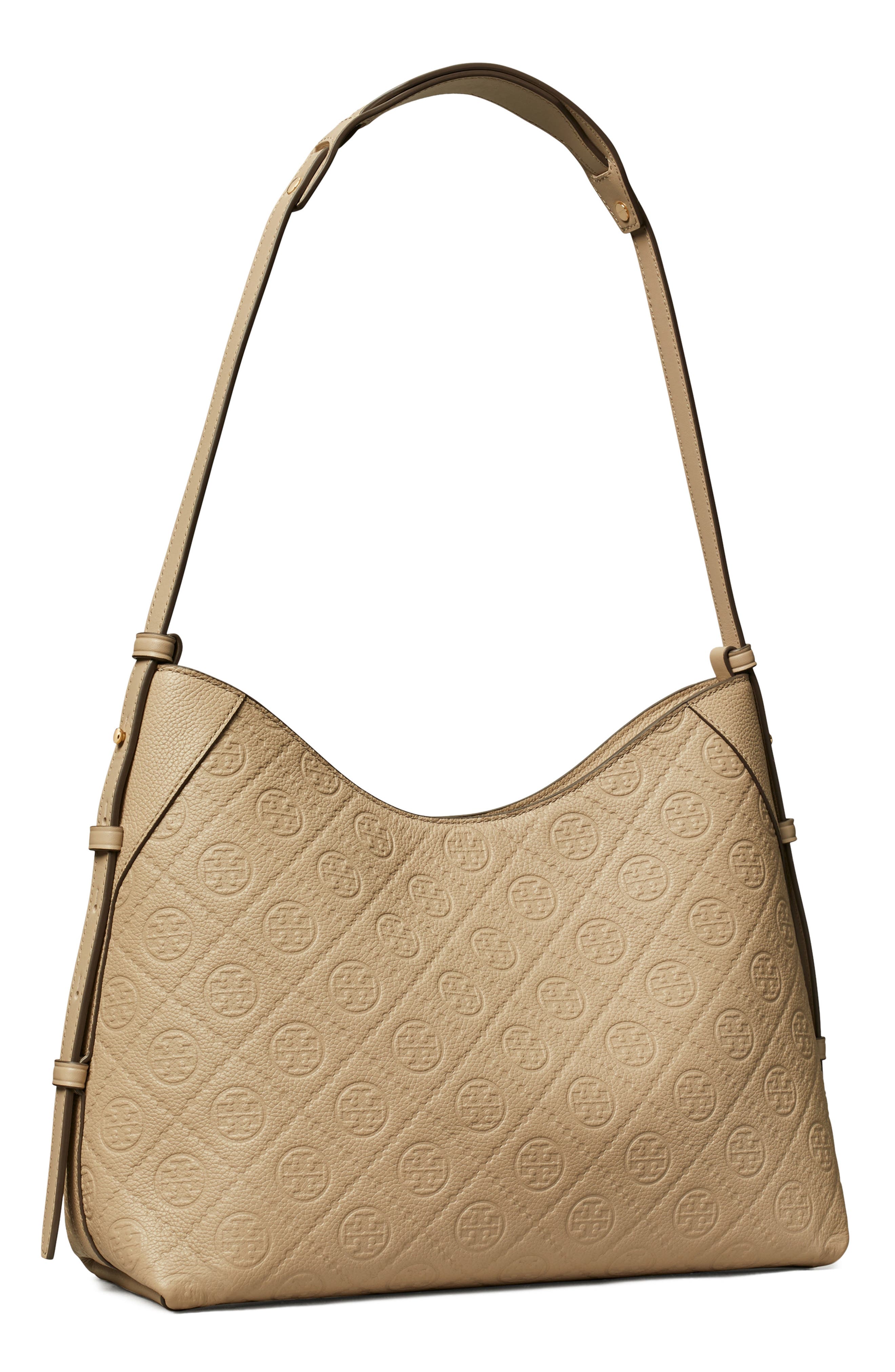 Tory Burch T Monogram Pebble 汤丽柏琦信使包