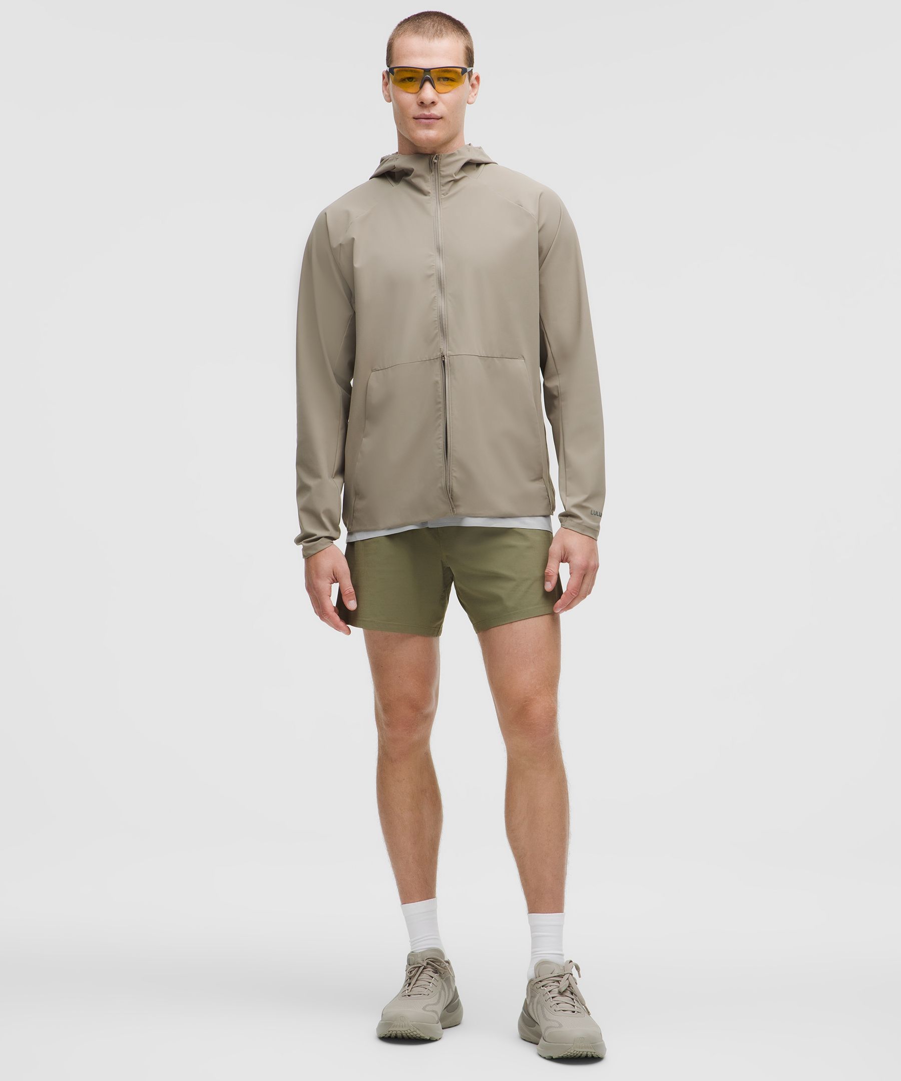 Lululemon Mile Maker Run Crew Ripstop Lined Short 6