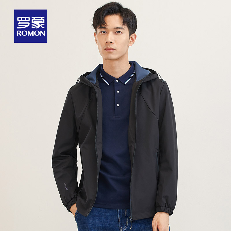 罗蒙2022年男士夹克衫