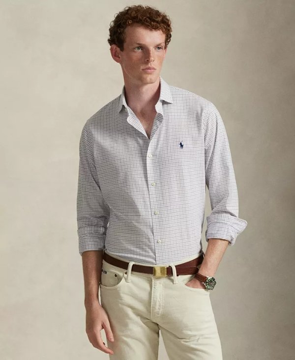 Polo Ralph Lauren 男士格纹弹力衬衫