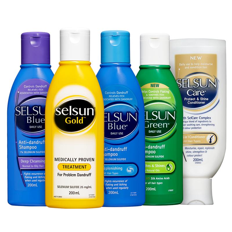 澳洲进口selsun去屑止痒控油洗发露200ml