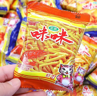 12.9元包邮！【京东】咪咪虾条*40包