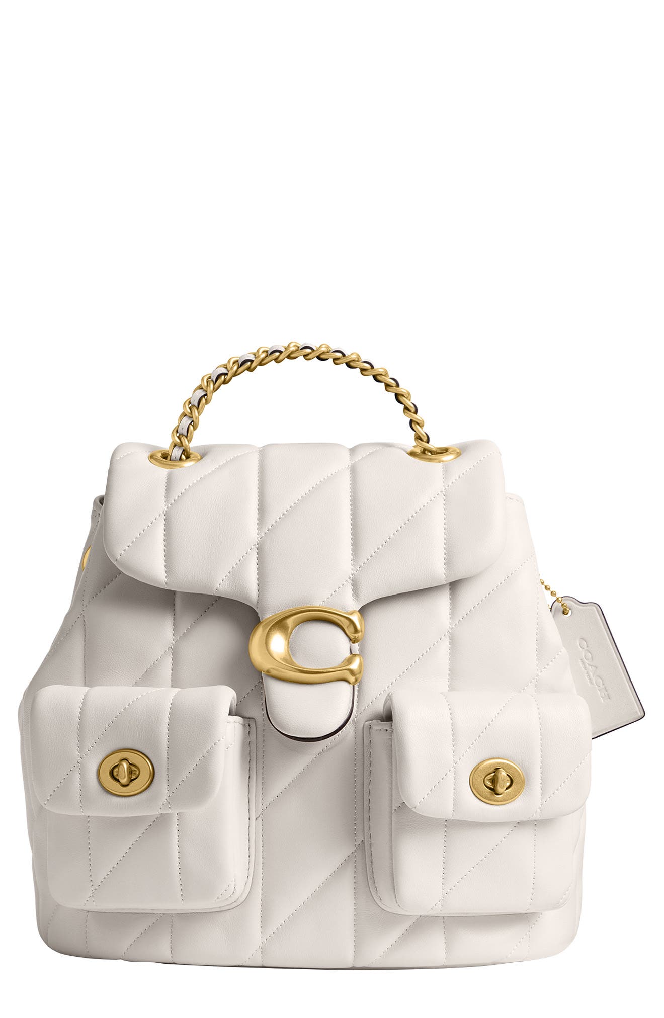 COACH Tabby Quilted Leather Backpack