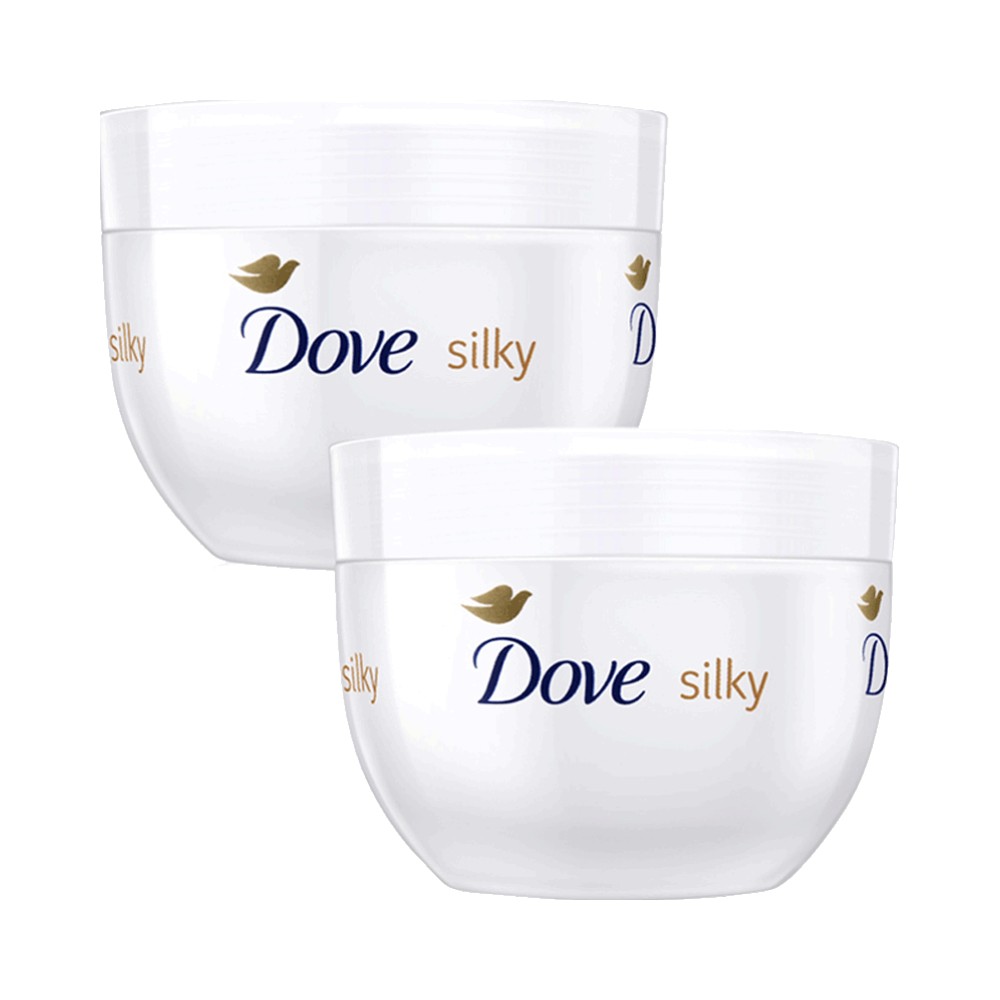 多芬身体乳蚕丝持久滋润300ml*2