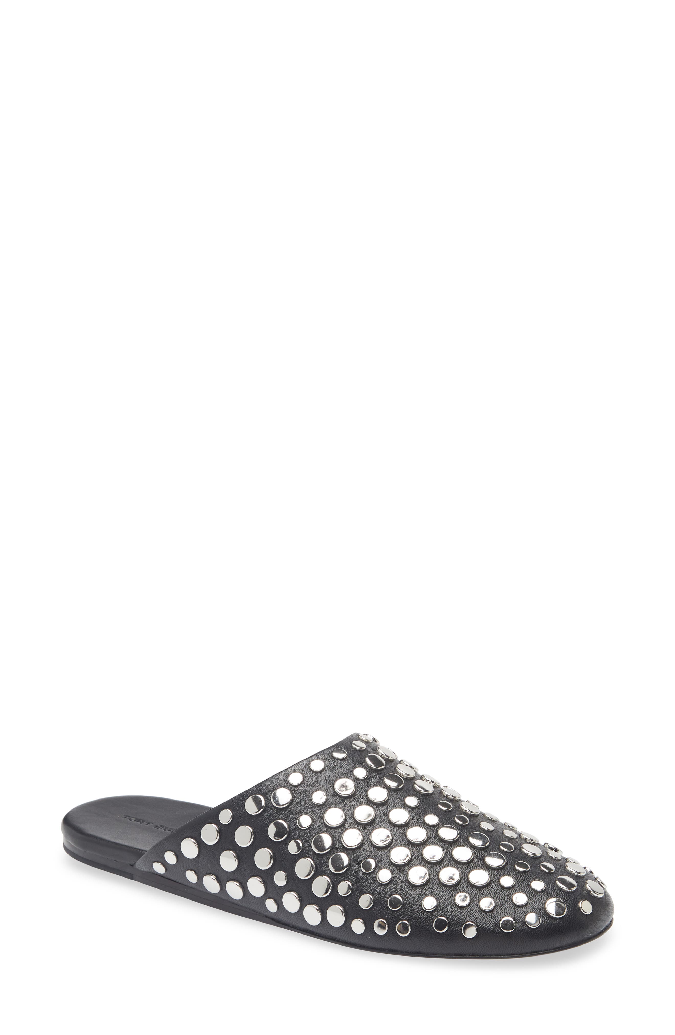 Tory Burch Stud Leather Mule
