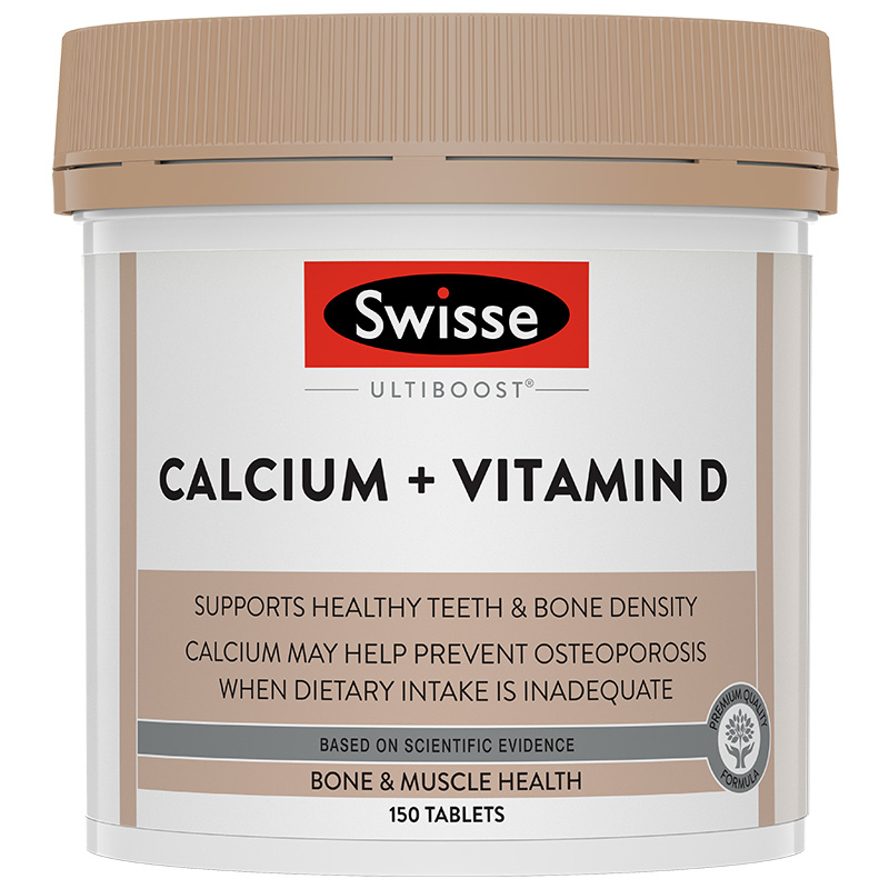 swisse澳洲进口维生素D钙片150粒