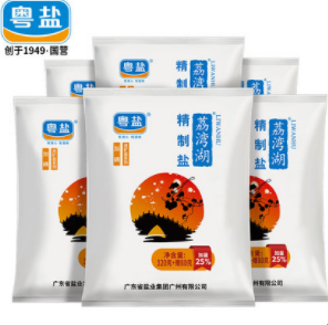 9.9元包邮！尊粤 加碘食用盐 400g*6袋 
