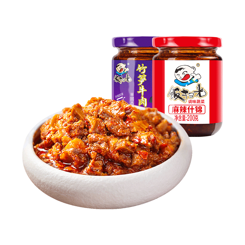 【第二件0元】饭扫光麻辣什锦竹笋牛肉酱