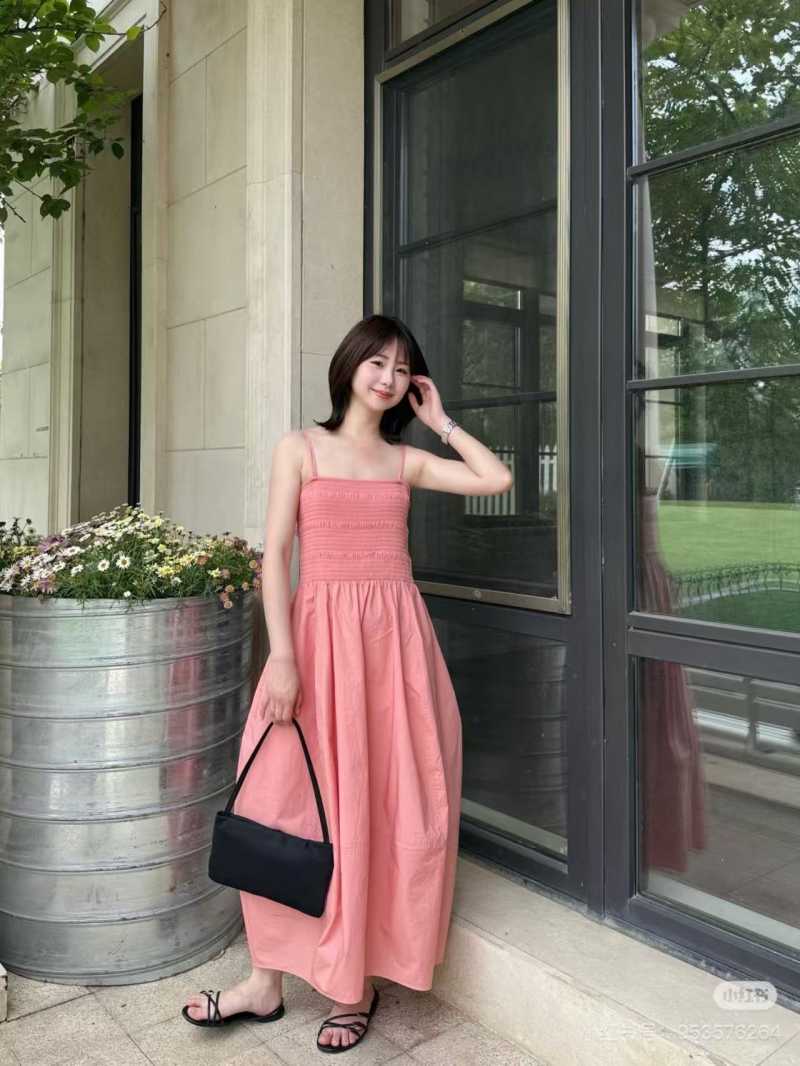 long sleeve midi dress petite Petite Pleated Textured Midi Dress Red / One Size