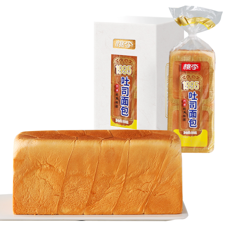 【拍2件发700g！】桃李方包吐司面包