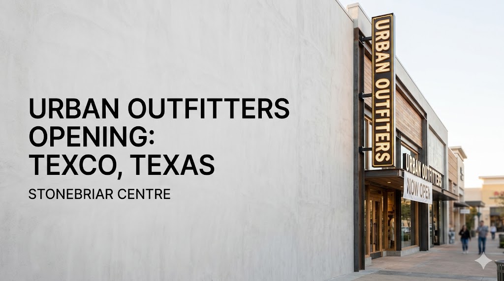 Urban Outfitters Storefront and Fashion Display