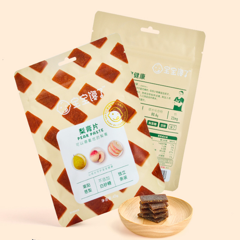 拍3发6拍4发8！水果条儿童零食莱阳慈梨膏片