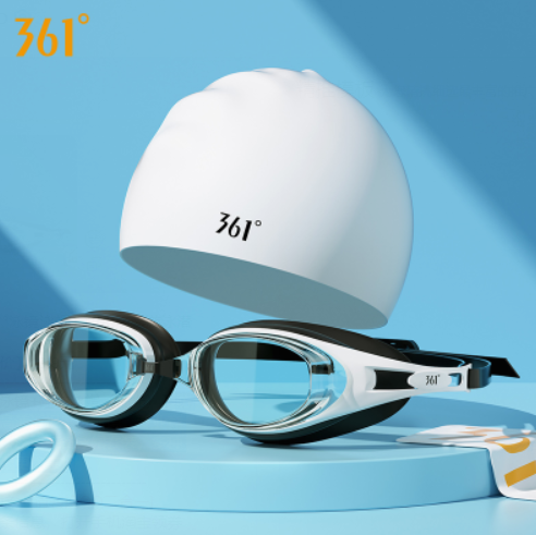 19.9元包邮！361°泳镜泳帽