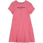 Balmain - Logo Dress Pink - Babyshop.com