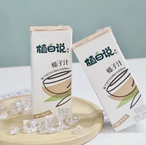 12.9元包邮！植白说 生榨椰子汁250ml×6瓶