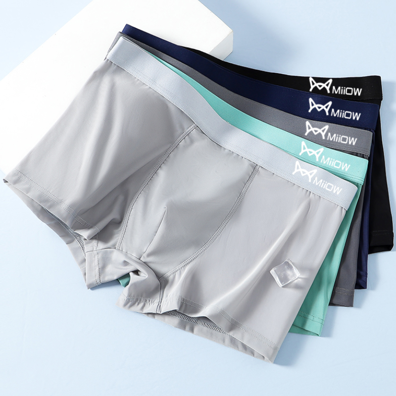 【猫人】男士石墨烯抑菌冰丝内裤3条