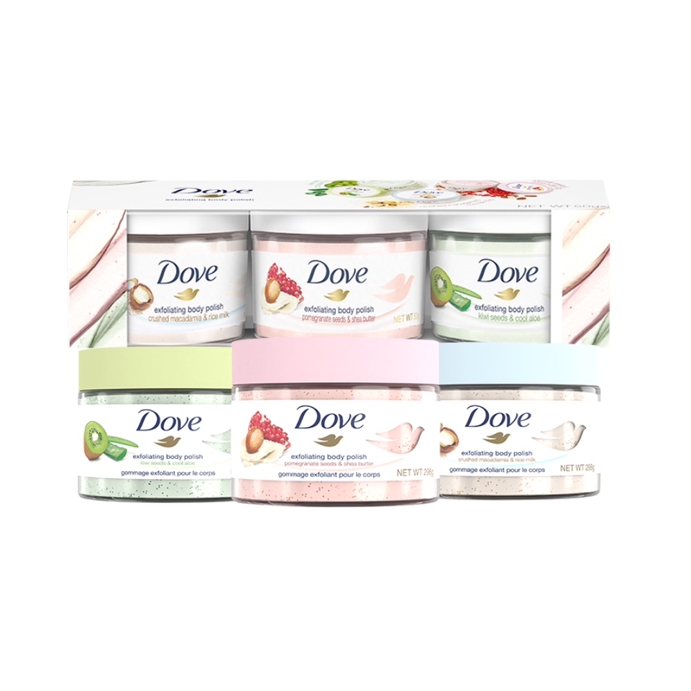 【29.9元】多芬冰激凌磨砂膏50g*3