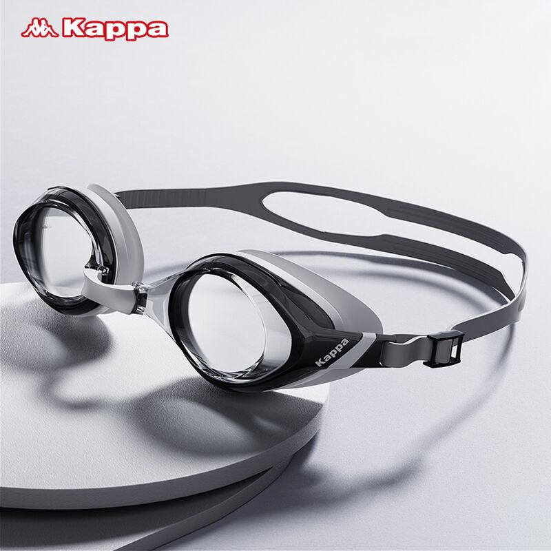 【kappa】防水防雾高清近视泳镜