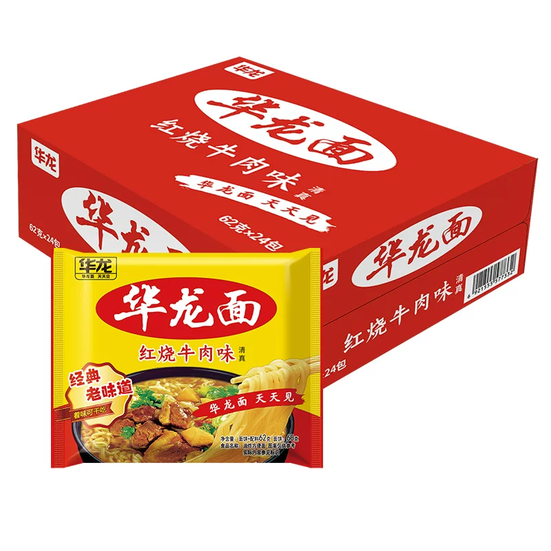 今麦郎华龙面方便面袋装24袋
