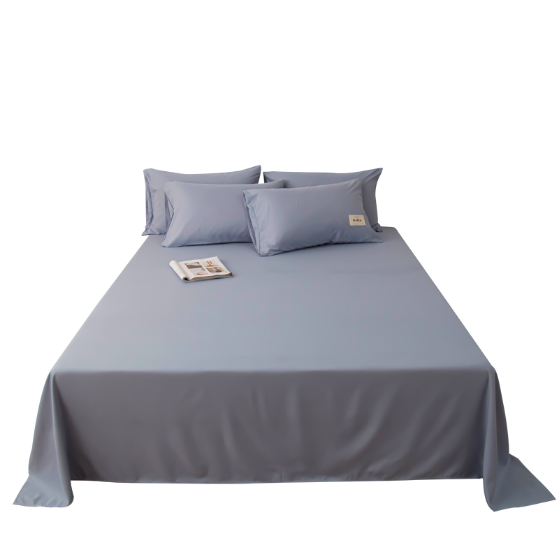 水洗棉床单被单简约三件套