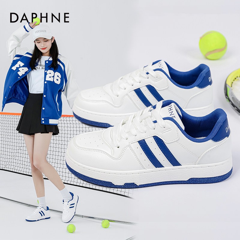 【JD旗舰店】达芙妮（DAPHNE） 百搭休闲鞋女板鞋