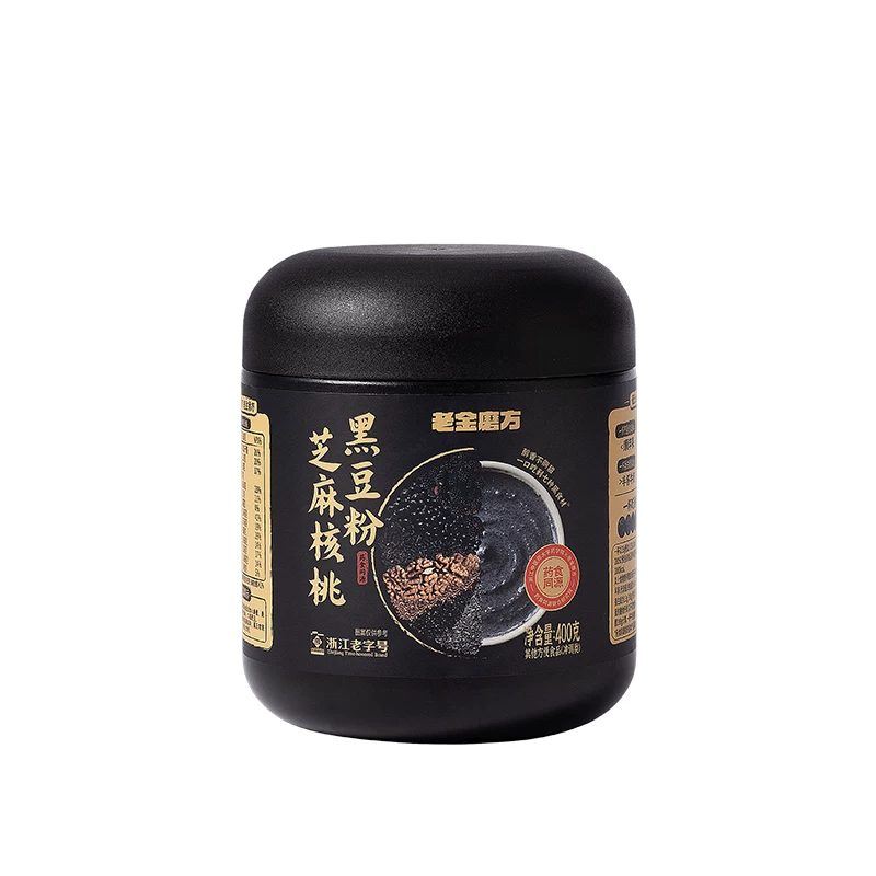 老金磨方黑芝麻核桃粉400g