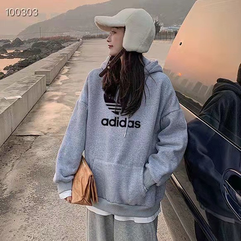 【送运费险】阿迪达斯  潮牌 男女 潮牌圆领印花卫衣
