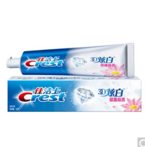 4.13元！佳洁士 3D炫白系列晨露荷香牙膏 120g（需买2件 付7.25元）