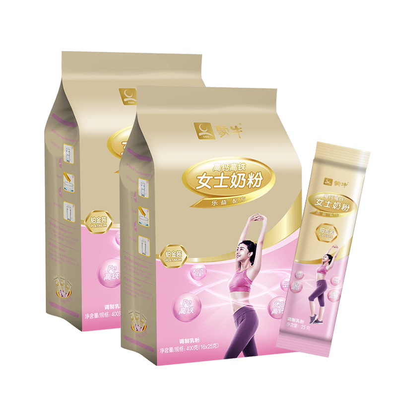 蒙牛女士高钙高铁奶粉400g*2袋