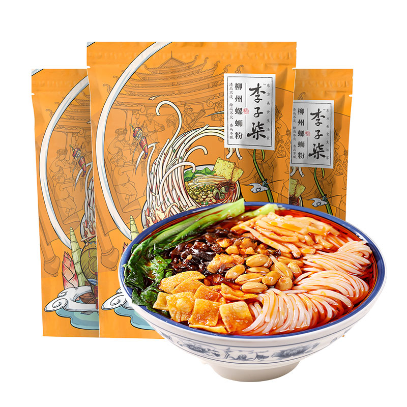 猫超已验货！李子柒柳州螺蛳粉335g*3袋