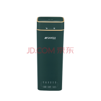 日本山水（sansui） 迷你豆浆机1-2人小型免滤无渣破壁机 家用多功能果蔬榨汁机便携式宝宝辅食机 【升级款-迷你便携免过滤】军绿色