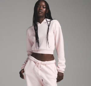 Skims粉短卫衣限时特惠