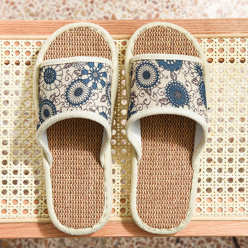 【恪宏】2022新款吸汗静音亚麻拖鞋